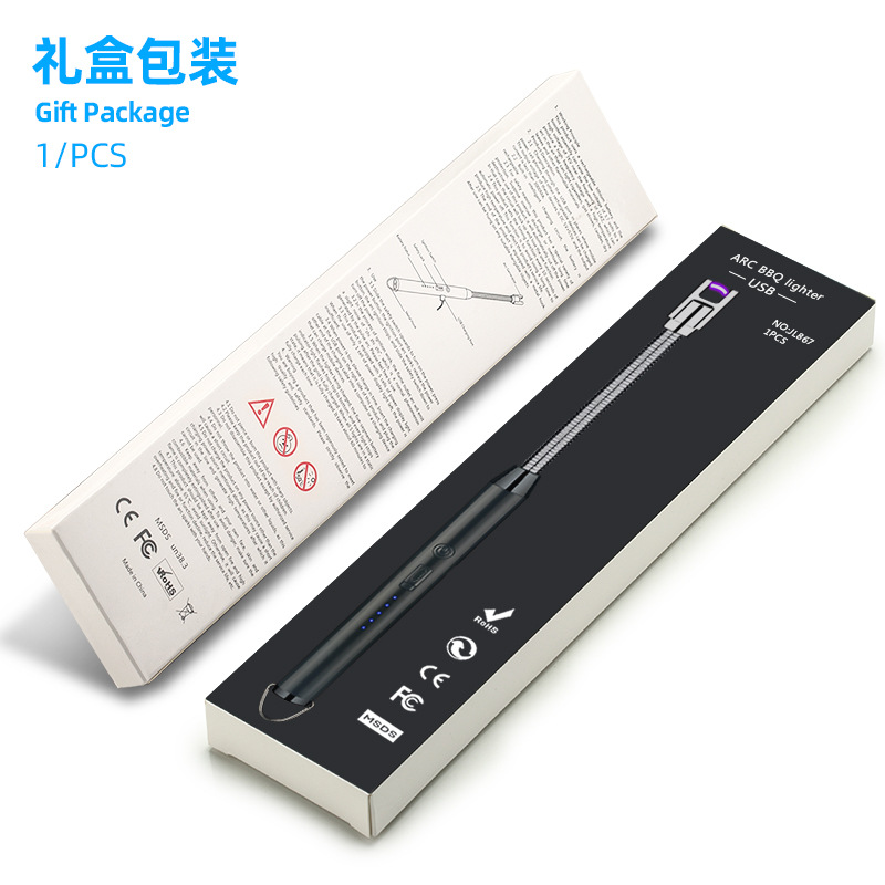 Jl867 Lengthened Gas Stove Rechargeable Igniter Kitchen Burning Torch Igniter
