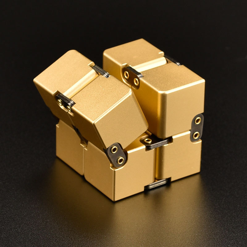 Douyin Same Style Vent Useful Tool for Pressure Reduction Creative Wireless Decompression Toy Hand Owe Educational Toys for Boys Infinite Cube
