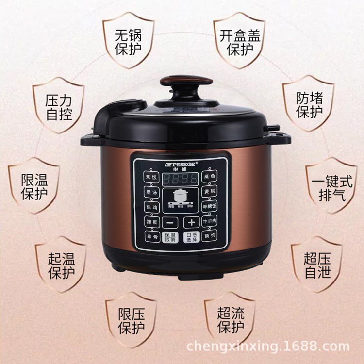 Hemisphere Electric Pressure Cooker 5L Rice Cookers Smart Rice Cooker Household Multi-Functional Electric Pressure Cooker Chamber of Commerce Gift Delivery