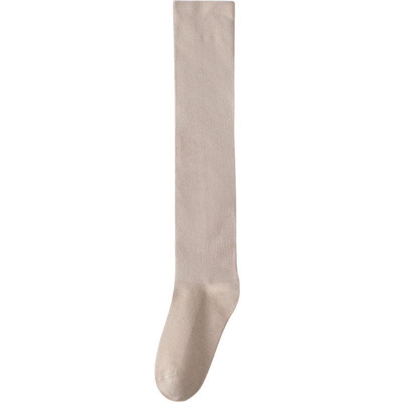 Solid Color Socks Women&#039;s Autumn and Winter Stockings Long Leg JK Pressure Knee Socks Skinny Leg Cotton Socks High Tube Long Socks
