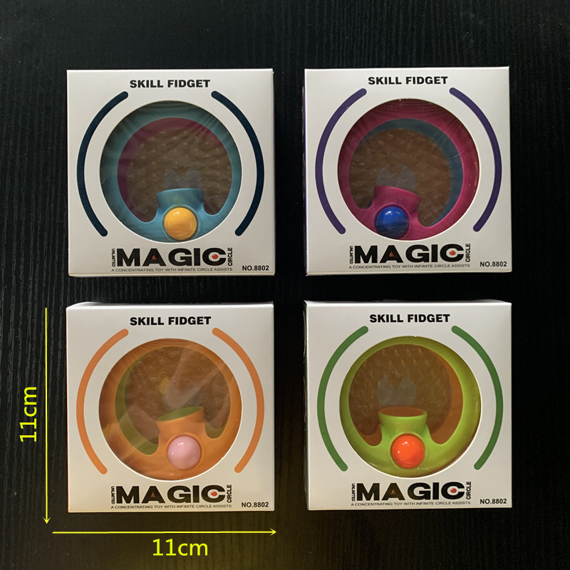 Cross-Border New Arrival High-Speed Changeable Beads Pressure Reduction Toy Unlimited Magic Circle Creative Decompression Rotating Ball Leisure Toys Source Factory