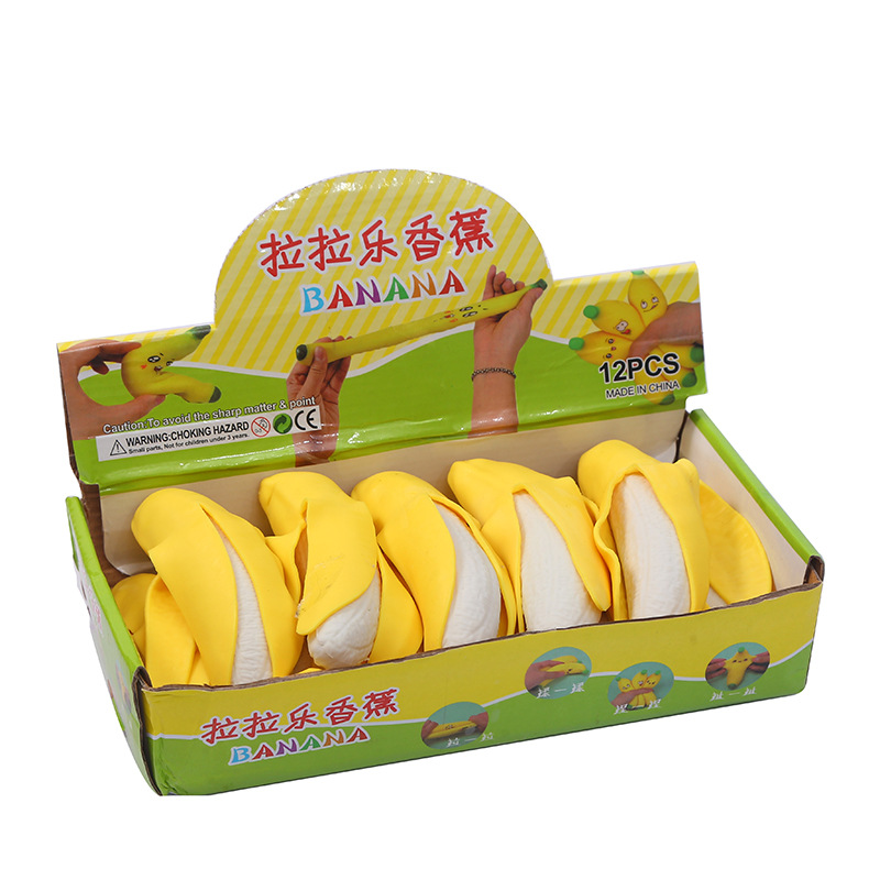 Vent Toy Simulation Peeling Banana Squeezing Toy Class Boring Adult Pressure Reduction Decompression Toy Spoof Trick