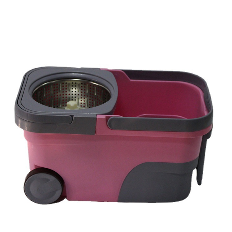 Rotating Mop Suspension Double Drive Mop Mop Hand Pressure Mop Bucket Plastic Basket Automatic Mop Hand Washing Free Mop