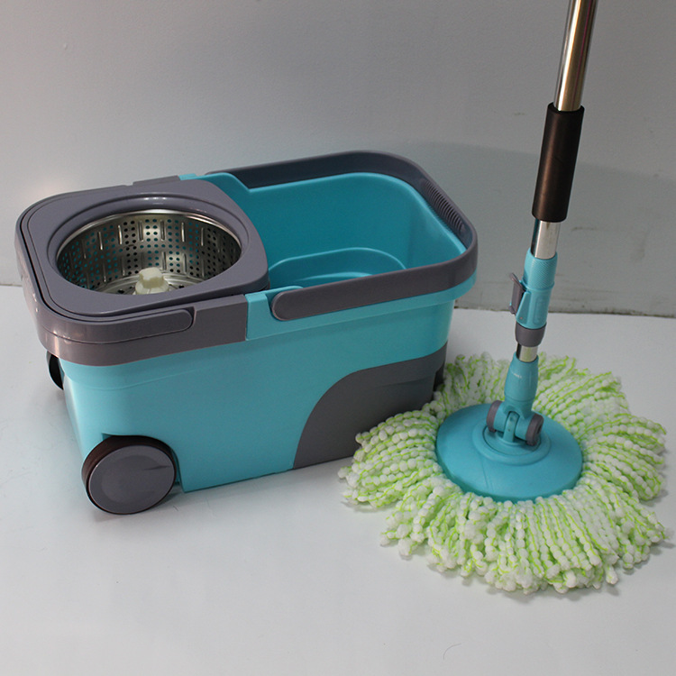 Rotating Mop Suspension Double Drive Mop Mop Hand Pressure Mop Bucket Plastic Basket Automatic Mop Hand Washing Free Mop