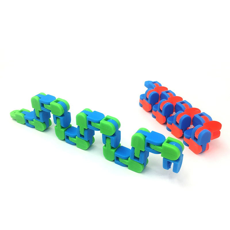 Cross-Border Hot Wacky Tracks Bicycle Chain Track Pressure Reduction Toy 24 Sections