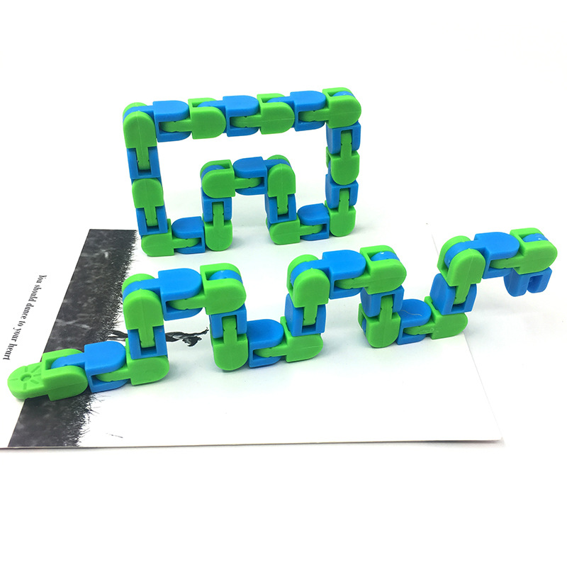 Cross-Border Hot Wacky Tracks Bicycle Chain Track Pressure Reduction Toy 24 Sections