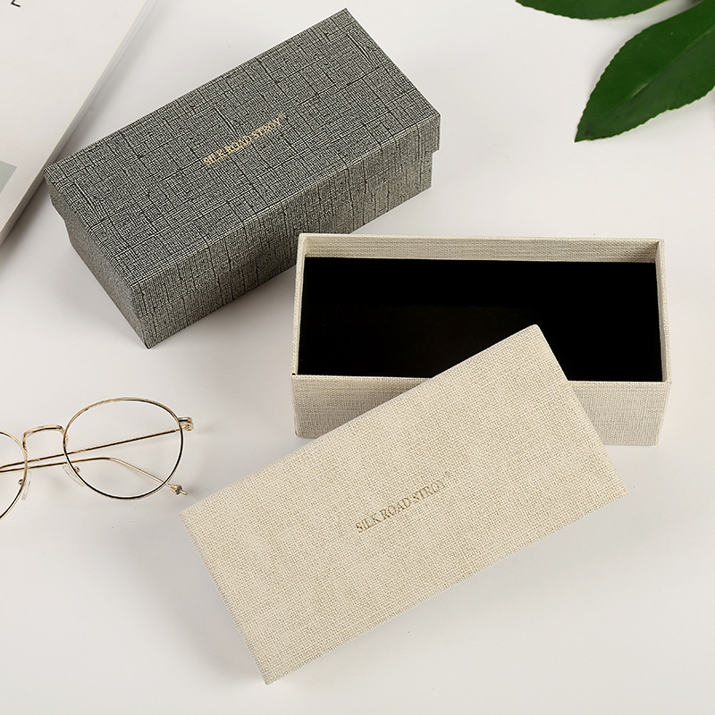 Fashion cloth heaven and earth cover glasses carton garment anti-pressure storage case logo catering wholesale