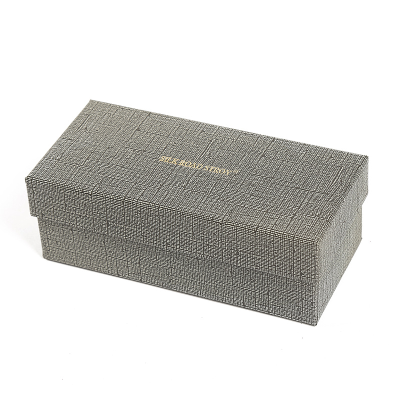 Fashion cloth heaven and earth cover glasses carton garment anti-pressure storage case logo catering wholesale