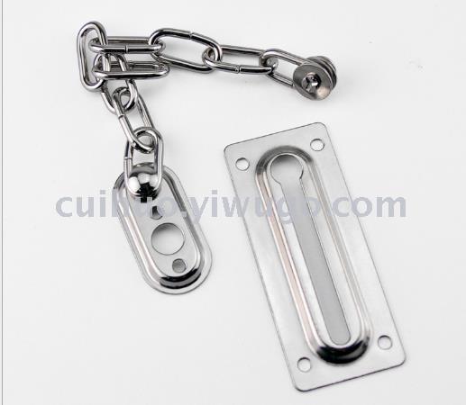 Room Door Security Lock Chain Anti-Theft Iron Buckle and Chain Rental House Anti-Theft Bolt Multi-Specification
