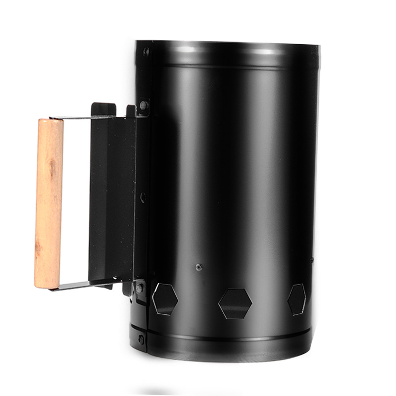 Barrel Point Carbon Barrel Charcoal Ignition Carbon Barrel Barbecue Oven Stainless Steel Igniter Outdoor Grill Igniter