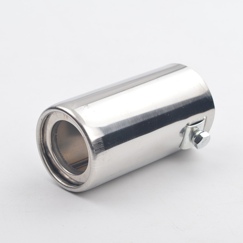 s HighEnd Small Flat Mouth Car Exhaust Pipe Ordinary Universal Silencer Tail Pipe Imported Stainless Steel Material