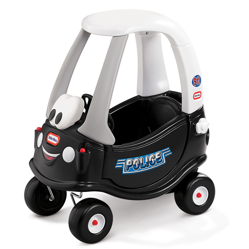 US Imported Little Tek Children&#039;s Small House Car Baby Four-Wheel Princess Car Treadmill Small Police Car Taxi Truck