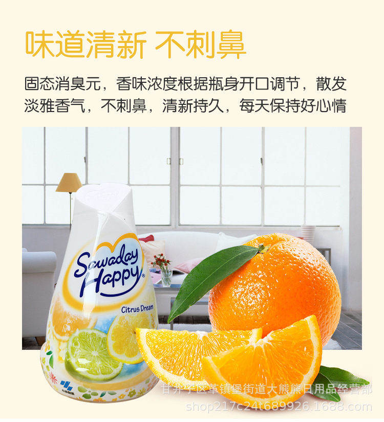 Japanese Imported Xiaolin Solid Fragrance Indoor Bathroom Car Deodorant Yuan