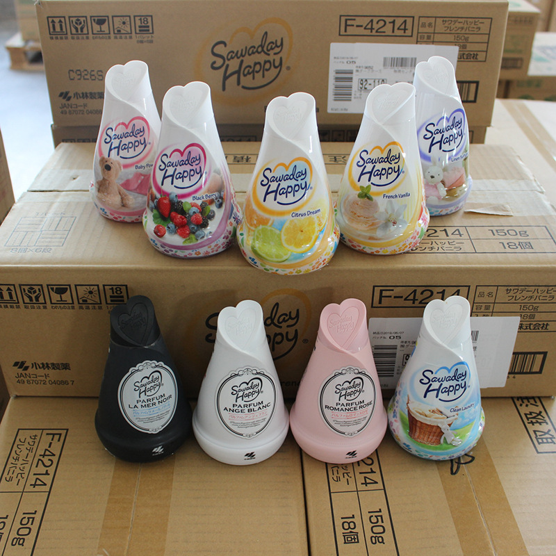Japan Imported Solid Fragrance Deodorant Yuan 150G Air Fresh Indoor Toilet Car Perfume Available