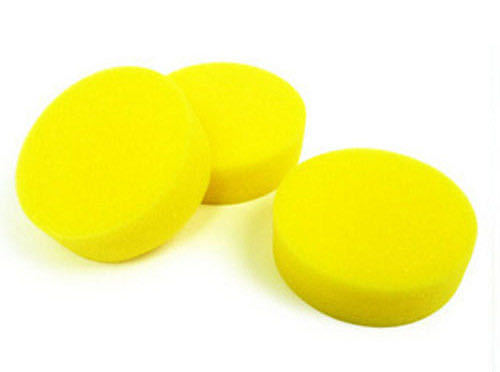 Car Waxing Polish Sponge Car Cleaning Brush Tools round Sponge Non-Crimping Sponge Factory Direct Sales