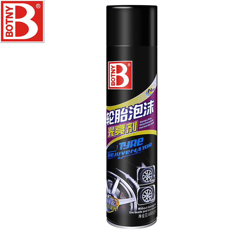 Botny Car Tire Wax Tire Foam Brightener Protective Agent Cleaning Agent Tire Brightener