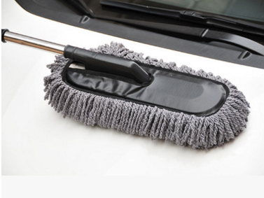 Car Wax Brush Wax Brush Retractable Wax Brush 360 Degrees Flat Retractable Stainless Steel Wax Brush