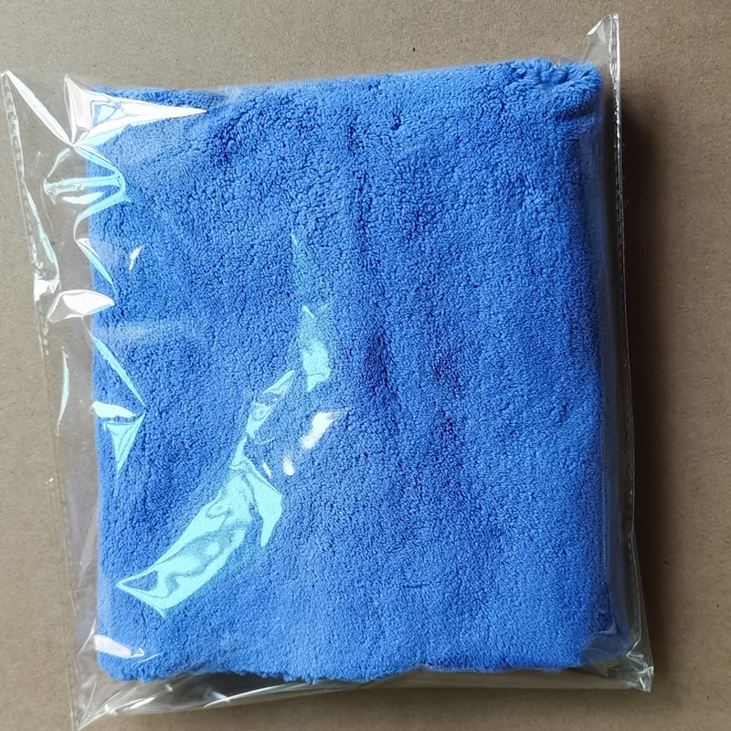 Coral Fleece Microfiber Trimming 500G 40*40 Car Waxing Towel for Wiping Cars Cleaning Thickening Absorbent