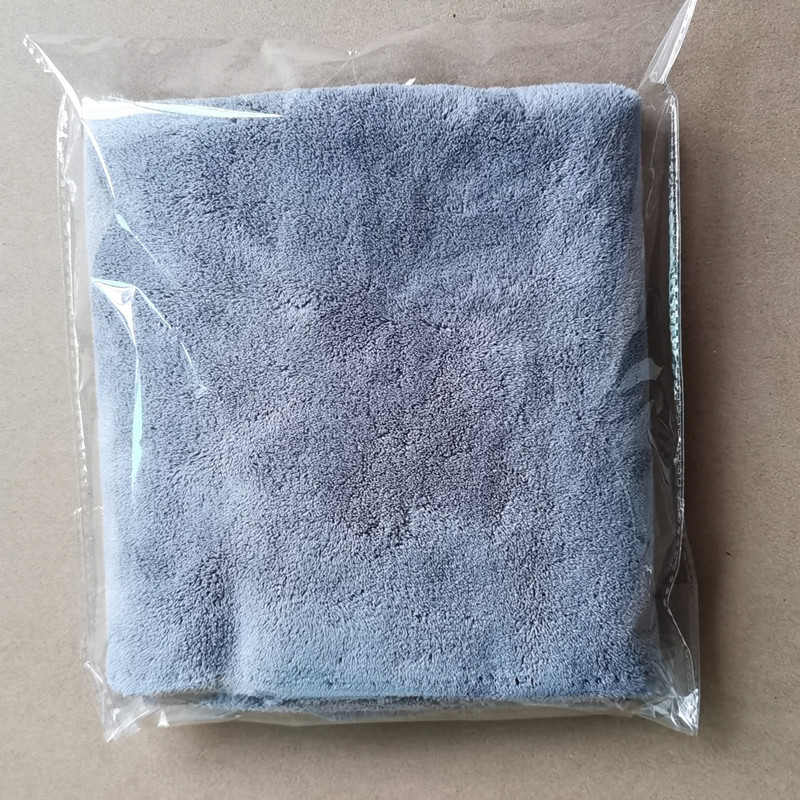 Coral Fleece Microfiber Trimming 500G 40*40 Car Waxing Towel for Wiping Cars Cleaning Thickening Absorbent