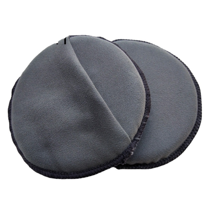 Factory Direct Sales Car Beauty Waxing Sponge round Edge Pressing Car Sponge Microfiber Polishing Small Sponge