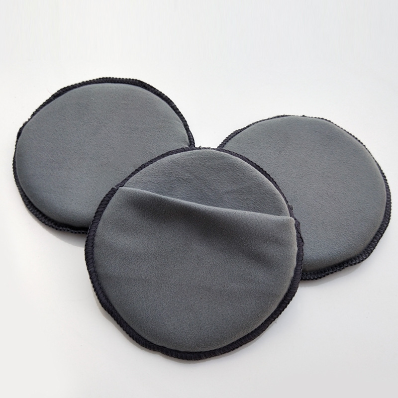 Factory Direct Sales Car Beauty Waxing Sponge round Edge Pressing Car Sponge Microfiber Polishing Small Sponge