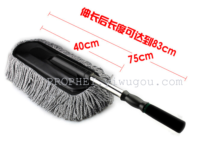 Car washing tools Microfiber Nano retractable cleaning dedusting car plate wax wax brush