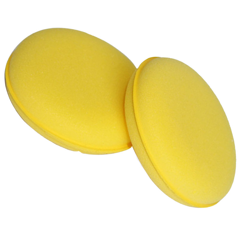 Fulide round Edge Pressing Waxing Sponge Absorbent Polishing Disk Car Washing Tools Car Cleaning Supplies Factory Direct Sales
