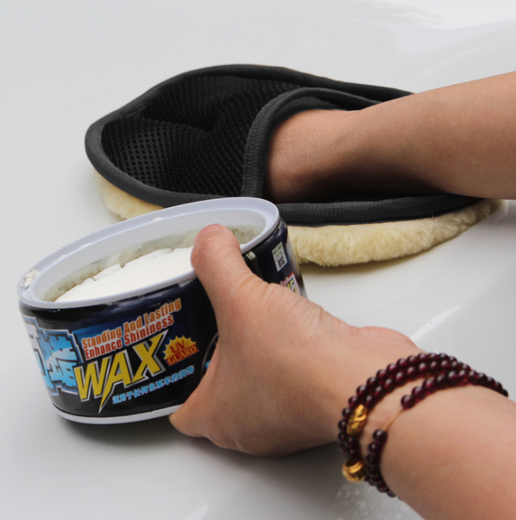 Wool car washing gloves car waxing gloves cleaning polishing automotive supplies plush bear PAWS