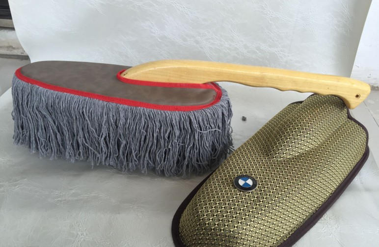 Wax car wash brush dust cleaning duster duster drag mop cotton wax brush car