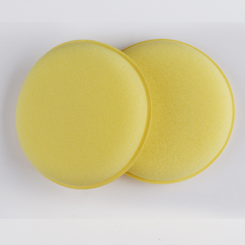Waxing Sponge Car round Edge Pressing Car Wash Waxing Maintenance Polish Sponge Car Car Cleaning High Density Sponge