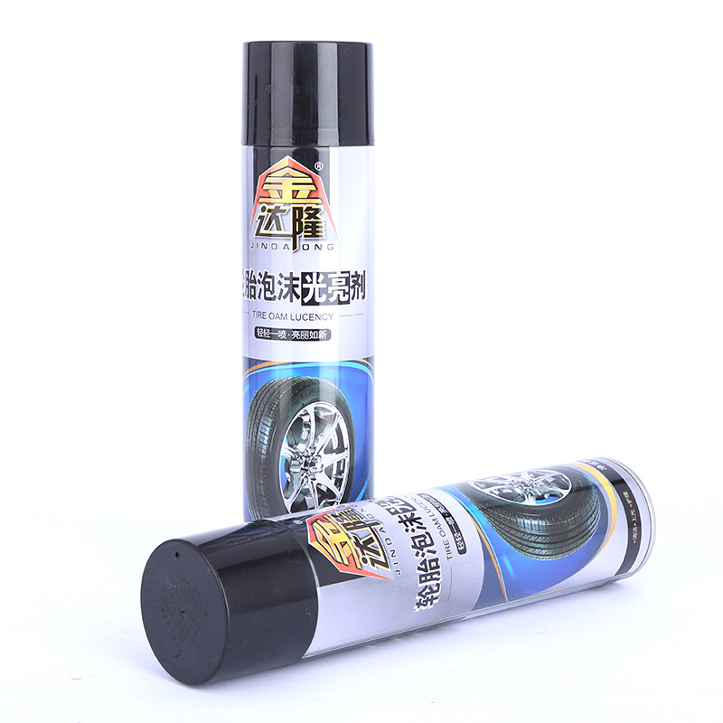 Car Tire Brightener Foamed Cleaner Decontamination Foam Cleaning Agent Anti-Aging Tire Protective Oil Tire Wax