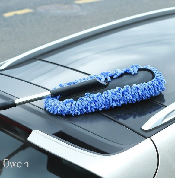 Car Special Wax Mop Car Mop Duster Wax Telescopic Water Long Handle Dust Remove Brush Car Wash Brush