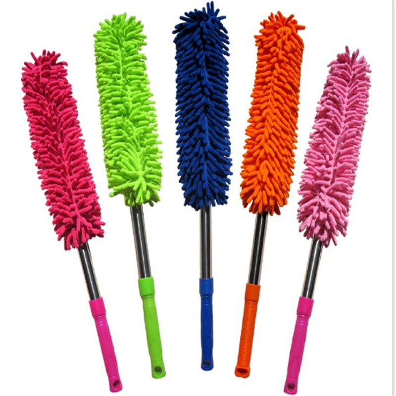 Retractable chenille car dust car dust duster car owners more with duster wax drag