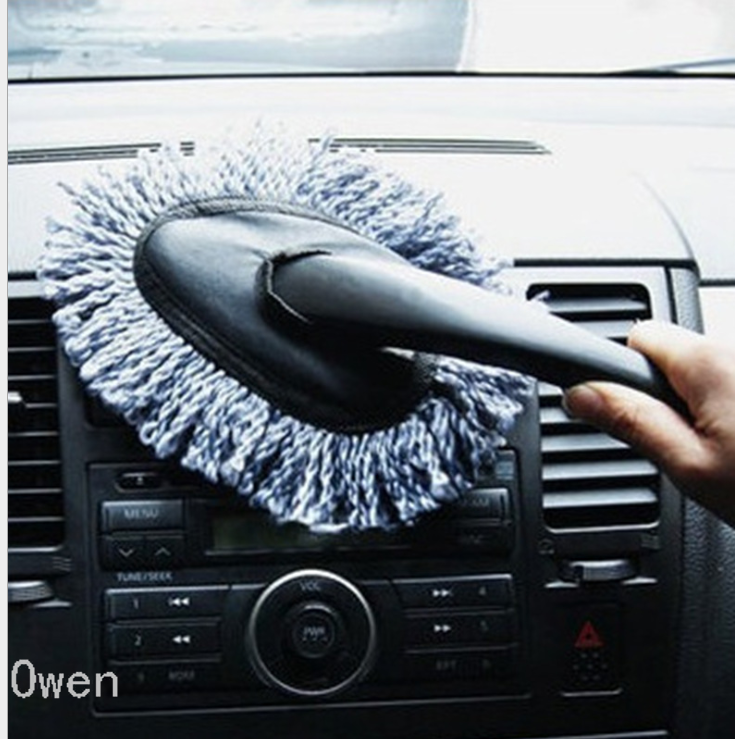 Car Small Wax Handle Small Wax Brush Car Wash Cleaning Supplies Duster Removable Mini Wax Mop