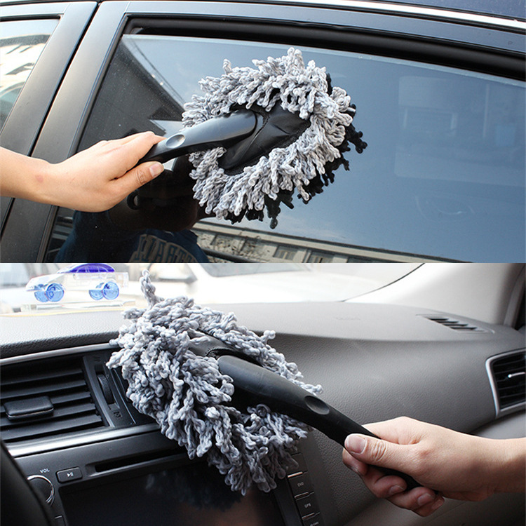 CAR Mini Car Wash Small Wax Brush Car Interior Decoration Duster Car Small Wax Brush Cleaning Brush
