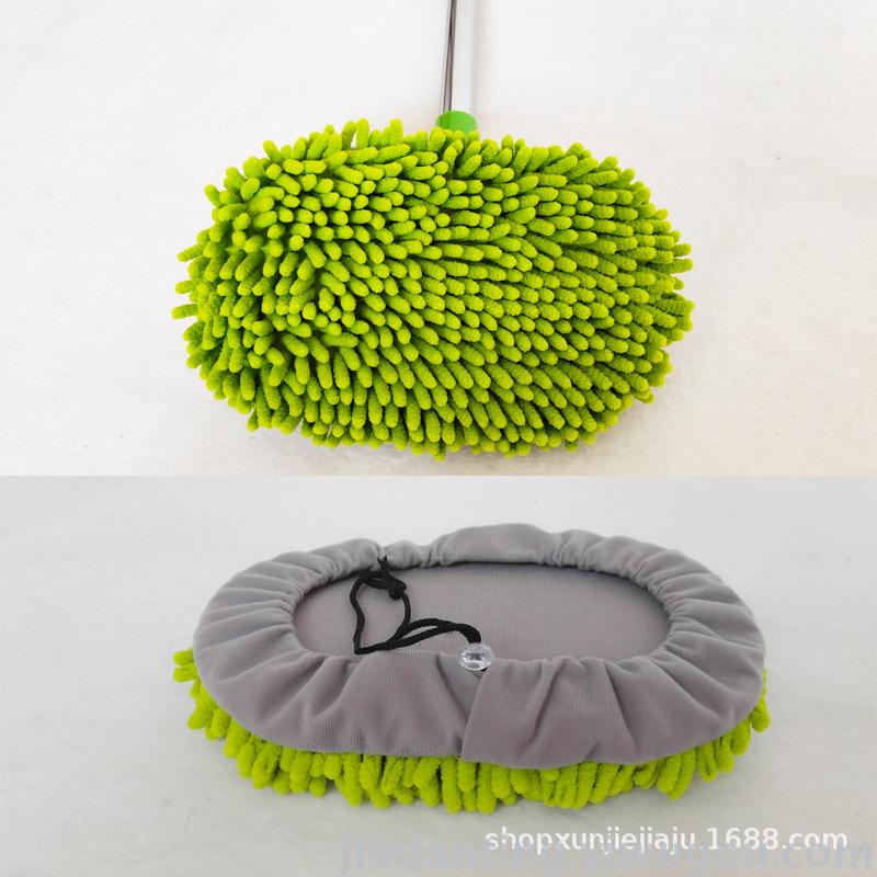 Brush car mop lengthening rotatable cotton stretch car wash wax mop dust removal mop soft brush car wash