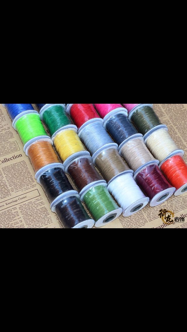 0.5mm South Korea Wax Rope Full Volume Imported Environmental Protection Wax Line DIY Hand-Knitted Rope