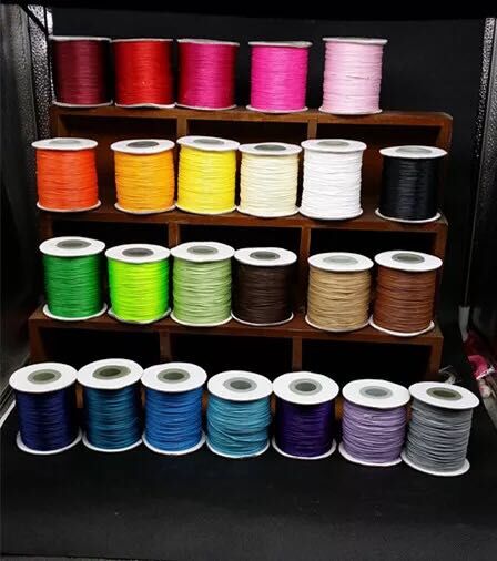 0.5mm South Korea Wax Rope Full Volume Imported Environmental Protection Wax Line DIY Hand-Knitted Rope