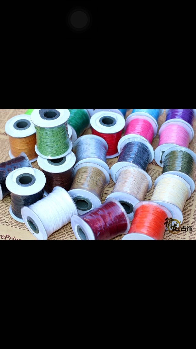 0.5mm South Korea Wax Rope Full Volume Imported Environmental Protection Wax Line DIY Hand-Knitted Rope