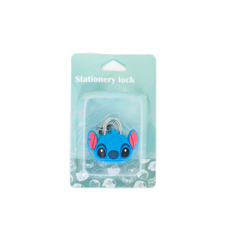 Creative Cartoon Metal Mini Small Lock Super Cute Padlock Fashion Coded Lock of Bags and Suitcases Anti-Theft Korean Stationery