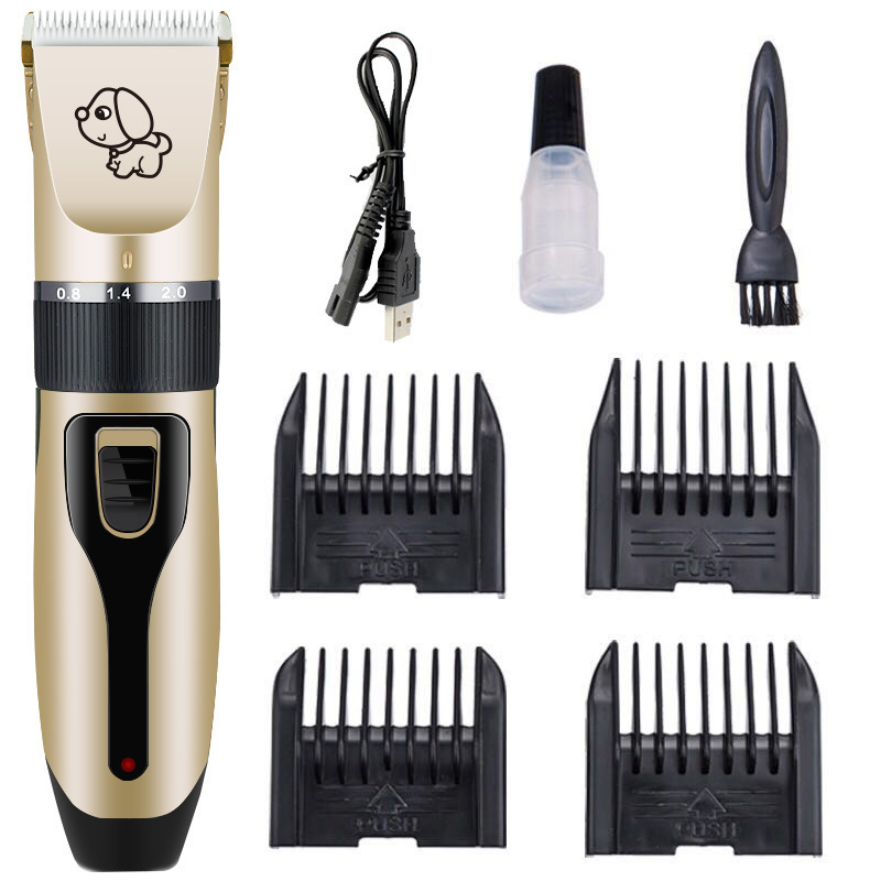 Electric Pet Hair Cutter Hair Clipper Dogs and Cats Pet Supplies Rechargeable Pet Shaver Pet Electrical Hair Cutter