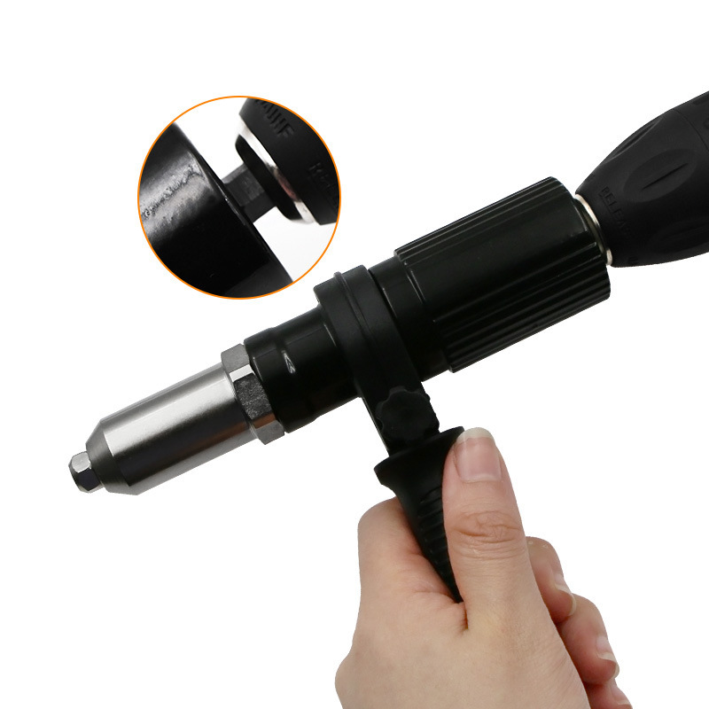Electric Riveting Gun Core Pulling Riveter Cross over Sub Electric Drill Riveting Machine Grab Pull Rivet Nail Gun Head