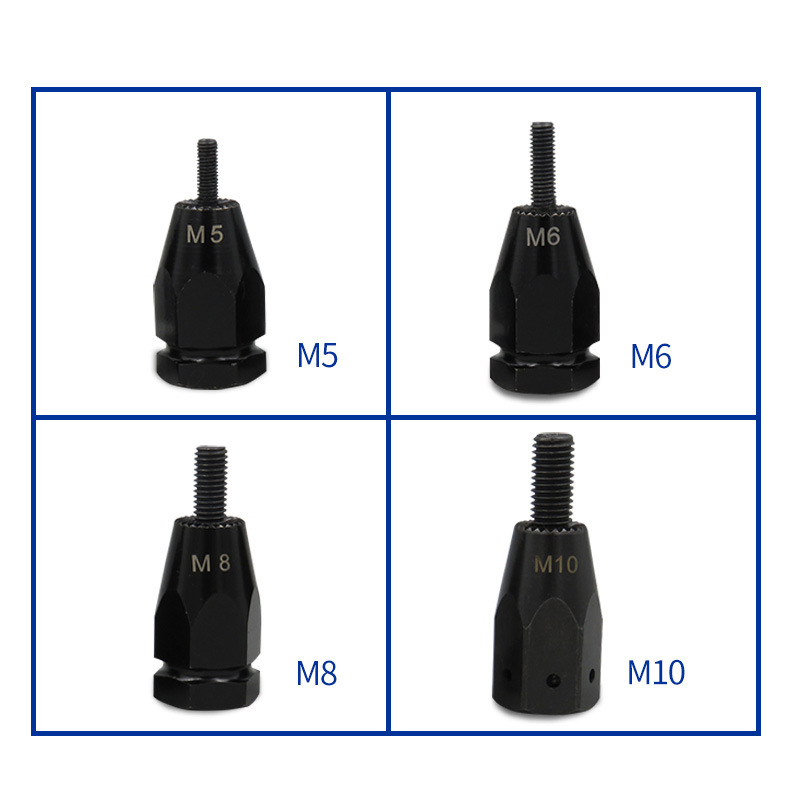 Pneumatic Riveter Gun Head Assembly Pull Rivet Nut Gun Riveting Gun Self-Locking Puller Gun Head...