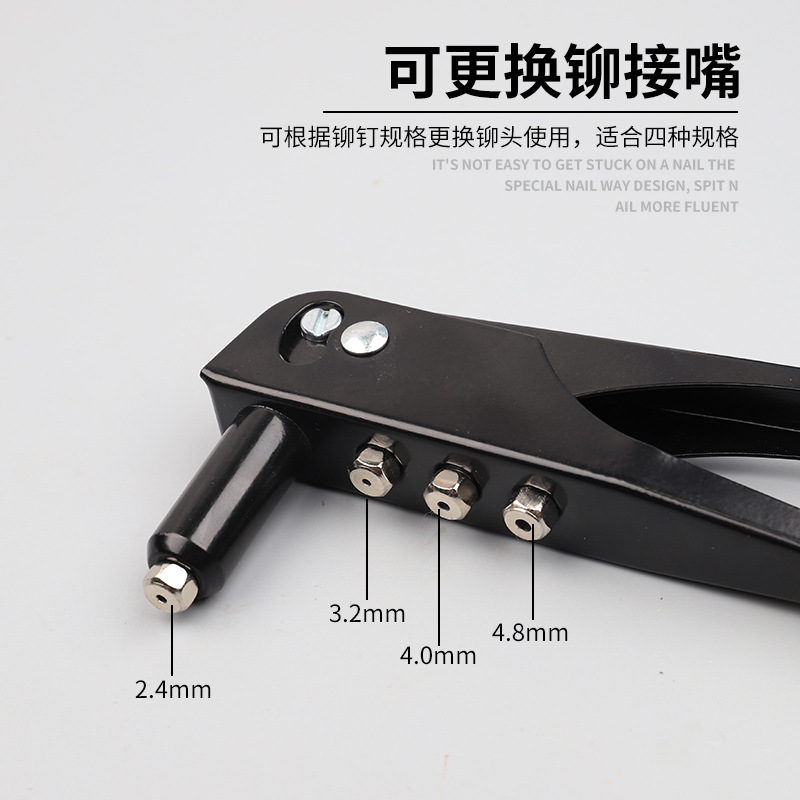 Professional Manual Double Handle Core Pulling Riveting Gun Riveter PullSetter Narew Gun Pull Rivet Hand Tools Whole