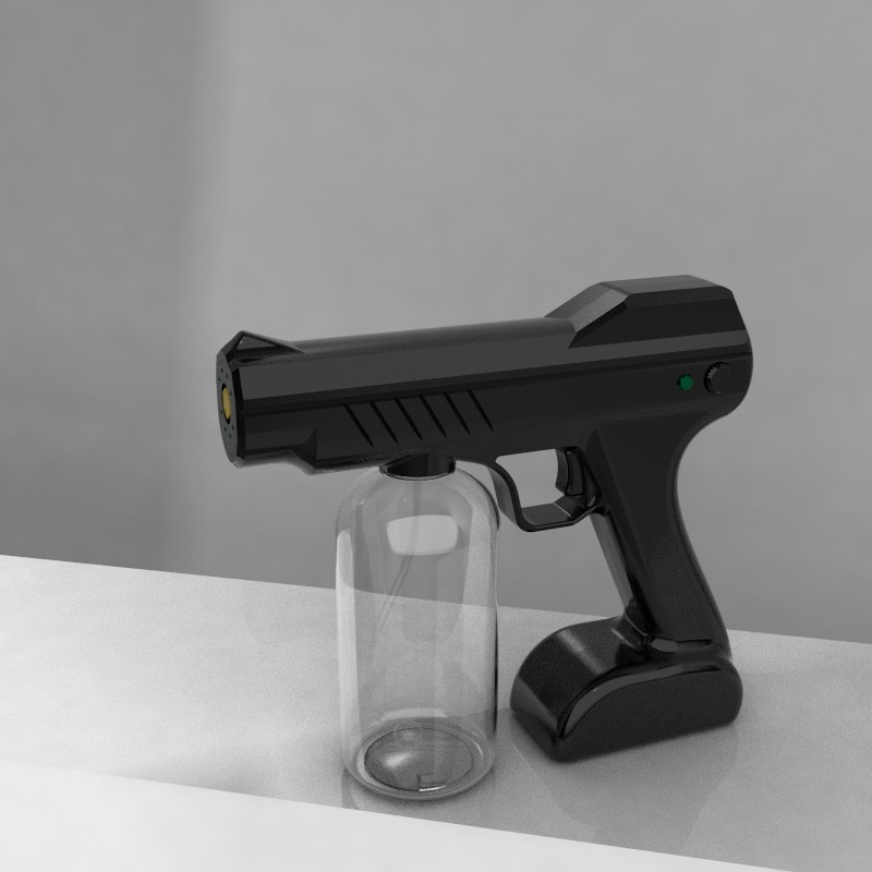 BestSelling in Stock Blue Light Nano Atomization Disinfection Gun Handheld Sprayer Wireless Charging Spray Pistol