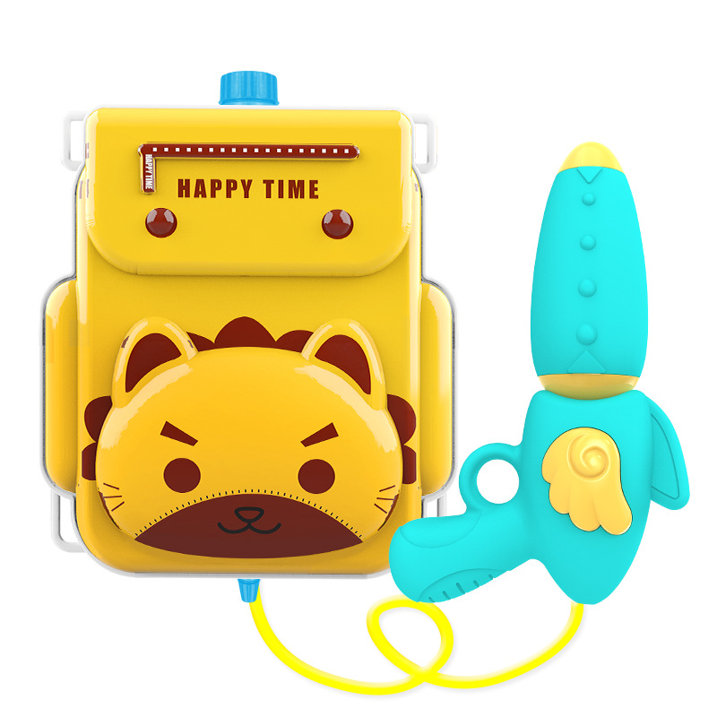 Children&#039;s Backpack Water Gun Toy Pull-out Water Spray Boys and Girls Summer Water Splashing Festival Artifact One Piece Dropshipping