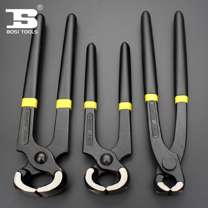 Persian Tools Walnut Pliers Flat Bit Tongs 6-Inch 8-Inch Rabbet Pliers Nail Puller Nail Removing Clamp Shoe Repair Pliers Nail Puller