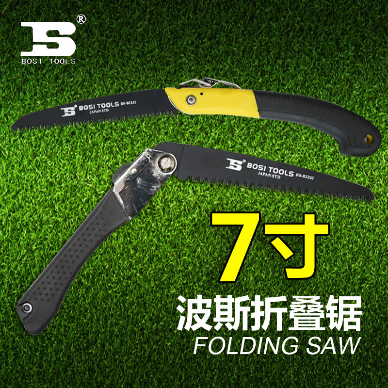 Persian tool plastic handle manual saw with steel handle folding saw 7-inch woodworking saw/field hacksaw garden BS553242