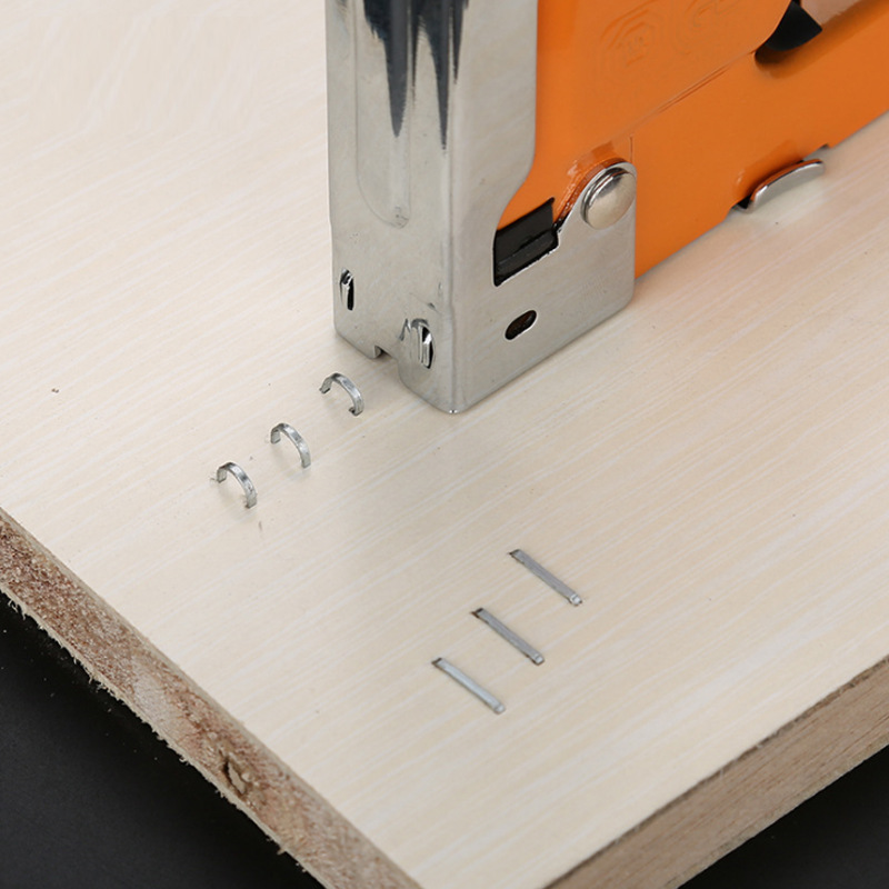 Woodworking Three Staple Gun Steel Nail UType Pneumatic Strip Nail Gun Staple Gun Trunking Fastener Grab Nailing Machine