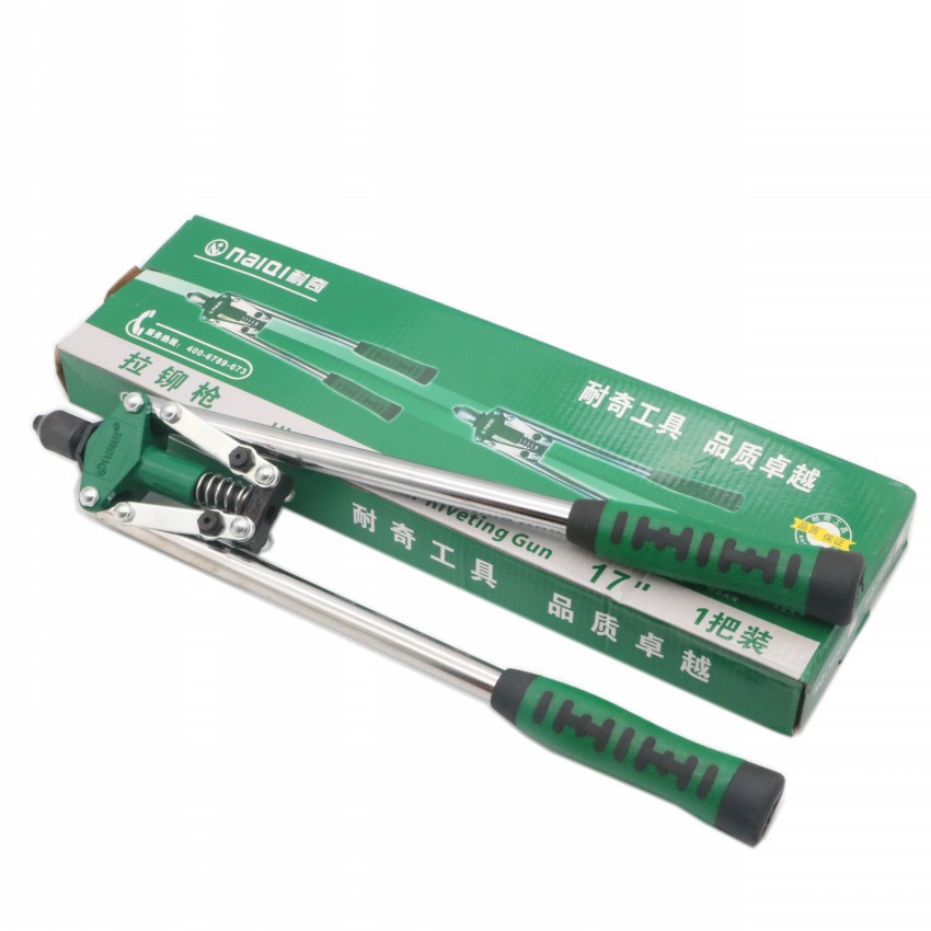 Nike 17-Inch Two-Color Double-Handle Riveter 10-Inch Single-Handle Core Pulling Riveting Staple Gun Cap Staple Gun Rivet Hardware Wholesale